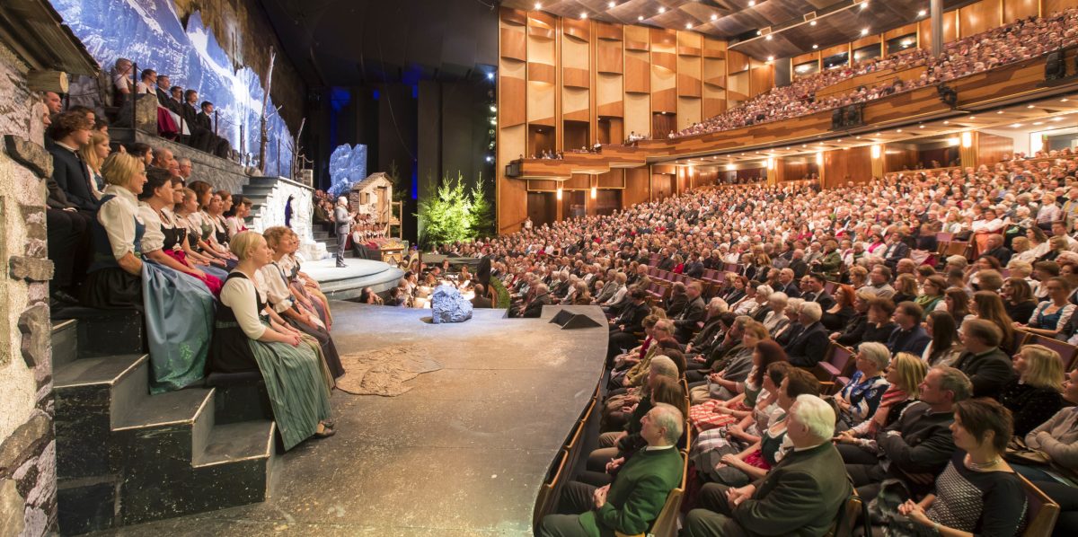 Adeventsingen 2017 im großen Festspielhaus Backstage Foto: Neumayr/Leo 30.11.2017